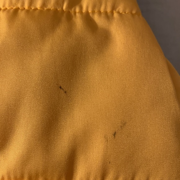 Little Me Brand Yellow Puffer LION Vest Size 2T Full Zip Cute lion head on hood - Picture 4 of 4